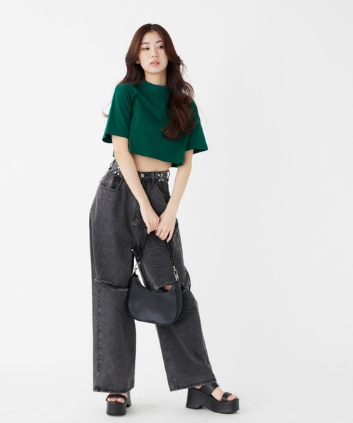 17HR（セブンティーンアワーズ）の「2wayハンドバッグ（ショルダーバッグ・レディース・ブラック・FREE）」の4枚目の写真