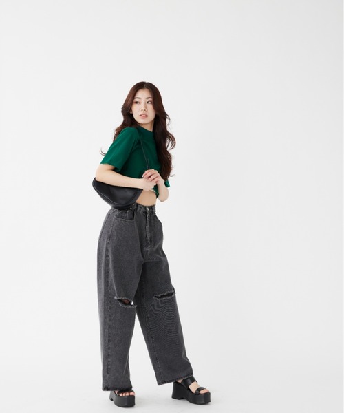 17HR（セブンティーンアワーズ）の「2wayハンドバッグ（ショルダーバッグ・レディース・ブラック・FREE）」の5枚目の写真