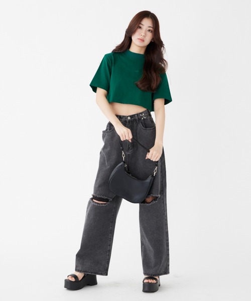 17HR（セブンティーンアワーズ）の「2wayハンドバッグ（ショルダーバッグ・レディース・ブラック・FREE）」の6枚目の写真