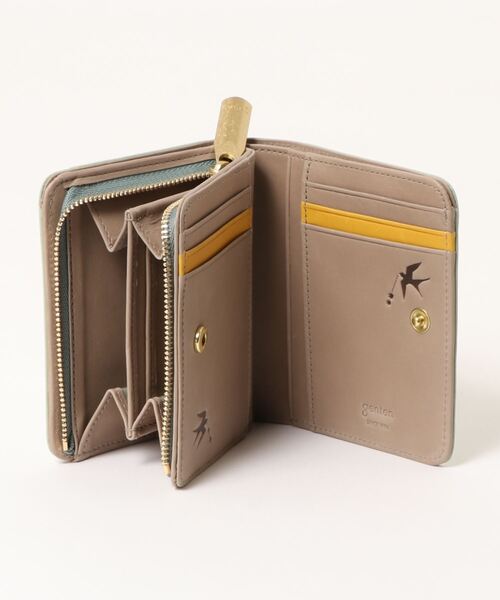 genten（ゲンテン）の「【2022年 福財布】 ヴィタリータ 二つ折り財布（財布・レディース・グリーン系9/ライトイエロー系・FREE）」の5枚目の写真