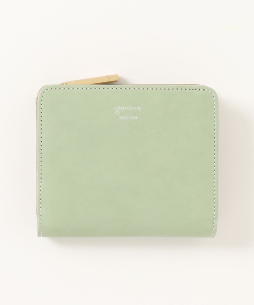 genten（ゲンテン）の「【2022年 福財布】 ヴィタリータ 二つ折り財布（財布・レディース・グリーン系9/ライトイエロー系・FREE）」の2枚目の写真