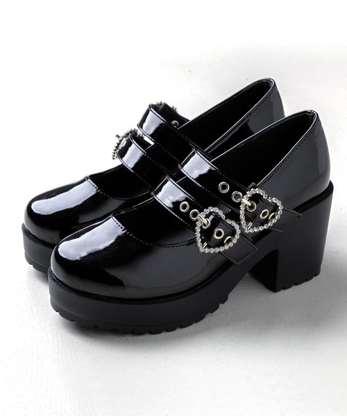 セール】厚底メリージェーンドレスシューズ（ドレスシューズ