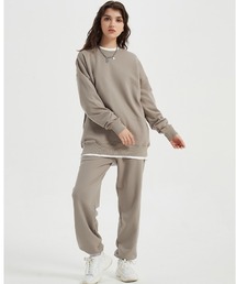 A'GEM/9 × .kom『.kom/ドットケーオーエム』Two-piece Sets Sweatshirt/Pants 上下セットアップ スウェットシャツ/パンツ