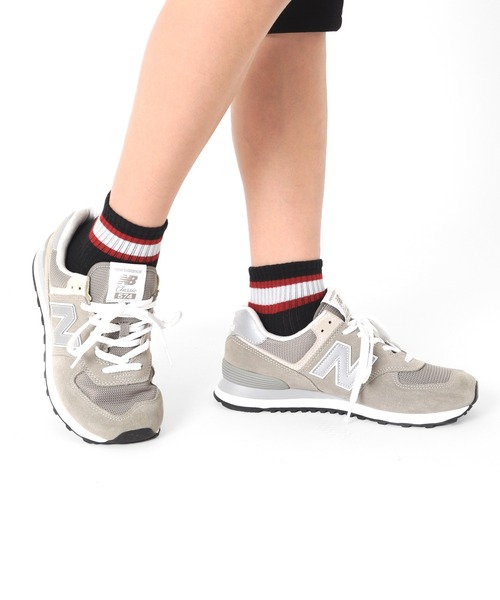 GLAZOS（グラソス）の「ショート丈ラインソックス３足セット（ソックス/靴下・キッズ・マルチ・24cm/17cm/21cm）」の2枚目の写真