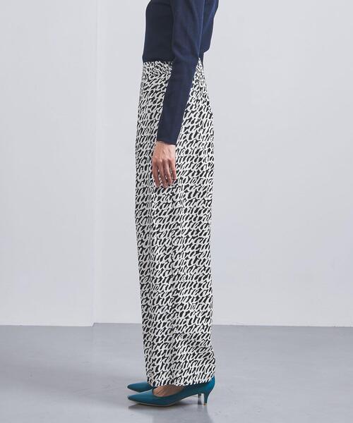 VONDEL（フォンデル）の「＜VONDEL（フォンデル）＞モノトーンプリント ワイドパンツ（その他パンツ・レディース・その他1・36）」の3枚目の写真