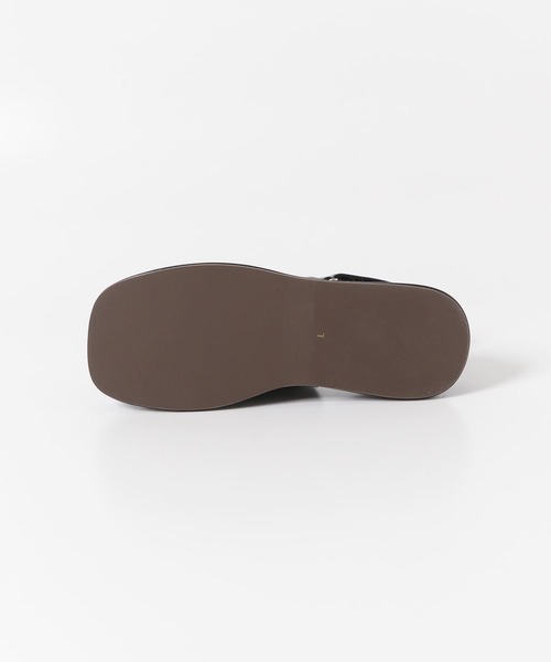 SENSE OF PLACE by URBAN RESEARCH（センスオブプレイスバイアーバンリサーチ）の「プラットカバーバックストラップサンダル（サンダル・レディース・ブラック/ブラウン/グリーン/アイボリー・SMALL/MEDIUM/LARGE）」の12枚目の写真