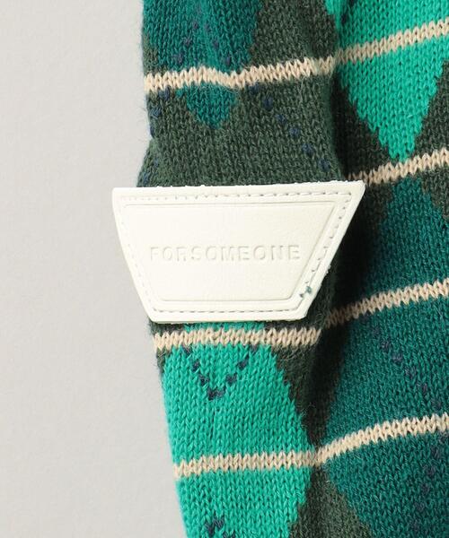 FORSOMEONE（フォーサムワン）の「＜FORSOMEONE(フォーサムワン)＞ RETRO KNIT VEST/ベスト（ベスト・メンズ・ケリー/ライトピンク・48/46）」の7枚目の写真