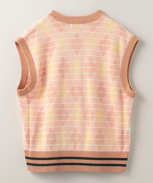 FORSOMEONE（フォーサムワン）の「＜FORSOMEONE(フォーサムワン)＞ RETRO KNIT VEST/ベスト（ベスト・メンズ・ケリー/ライトピンク・48/46）」の10枚目の写真