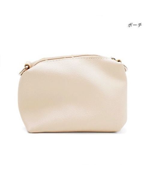 flower（フラワー）の「マルチウェイバッグ（ショルダーバッグ・レディース・アイボリー/ベージュ・FREE）」の11枚目の写真