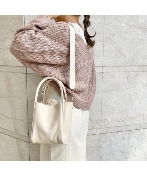 flower（フラワー）の「マルチウェイバッグ（ショルダーバッグ・レディース・アイボリー/ベージュ・FREE）」の22枚目の写真