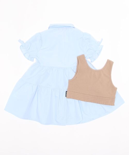 by LOVEiT（バイラビット）の「ビスチェつきマーメイドワンピース（ワンピース・キッズ・サックスブルー/オフホワイト/ブラック・150cm/160cm/140cm/130cm/120cm）」の4枚目の写真