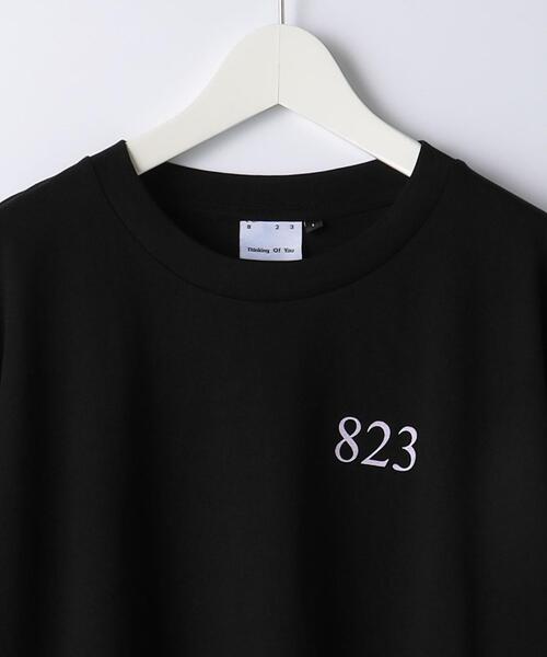 823(エイトツースリー)の「<823 × Chloe Scheffe> SKY FLOWER LONG SLEEVE/カットソー(Tシャツ/カットソー・メンズ・ブラック・M/L)」の7枚目の写真