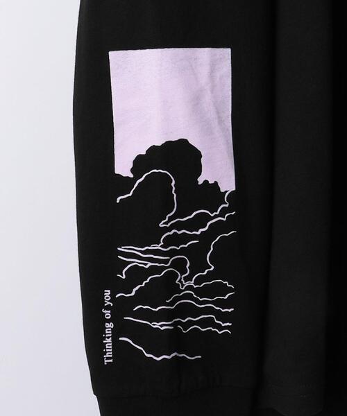 823(エイトツースリー)の「<823 × Chloe Scheffe> SKY FLOWER LONG SLEEVE/カットソー(Tシャツ/カットソー・メンズ・ブラック・M/L)」の12枚目の写真