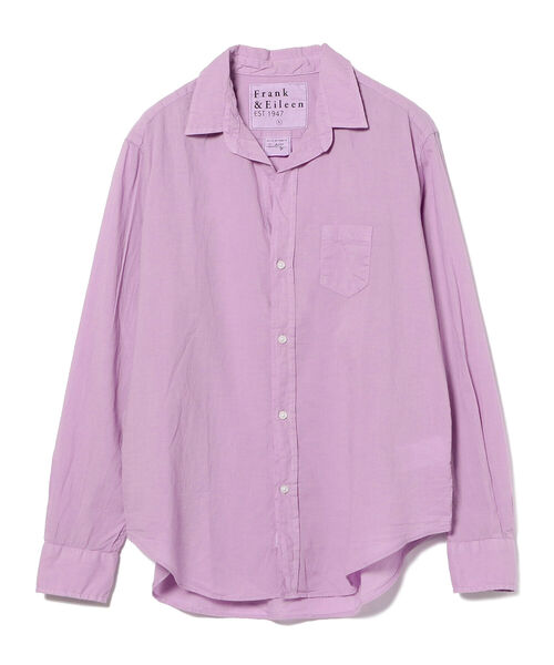 Ray BEAMS（レイビームス）の「Frank&Eileen / ORGANIC COTTON EILEEN シャツ（シャツ/ブラウス・レディース・ラベンダー・SMALL/X-SMALL）」の6枚目の写真