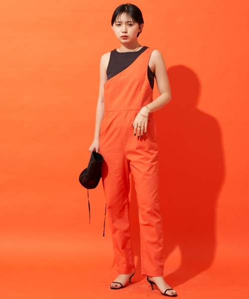 Aunt Marie's（アントマリーズ）の「アメリカンスリーブタンクトップ（タンクトップ・レディース・オレンジ/ブラウン/ホワイト/チャコールグレー・FREE）」の8枚目の写真