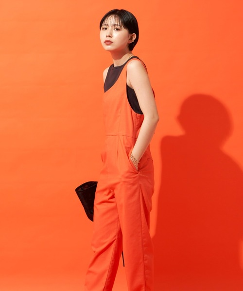 Aunt Marie's（アントマリーズ）の「アメリカンスリーブタンクトップ（タンクトップ・レディース・オレンジ/ブラウン/ホワイト/チャコールグレー・FREE）」の9枚目の写真