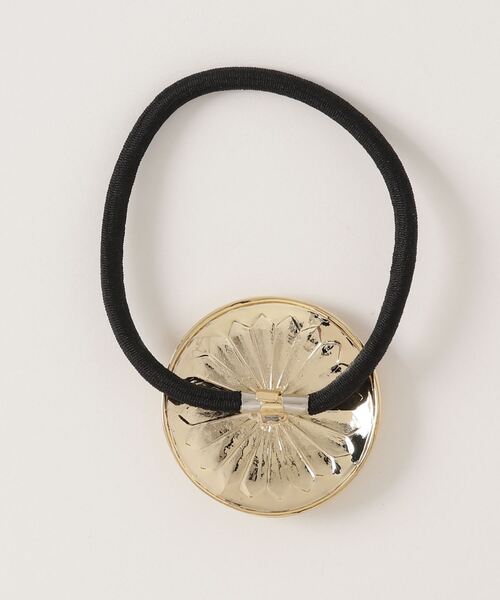 ANCHOR（アンカー）の「スタンプワーク ヘアゴム ビッグ クリア フラワー（ヘアゴム・メンズ・ゴールド/シルバー・FREE）」の3枚目の写真