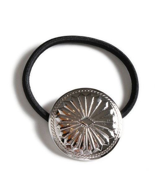 ANCHOR（アンカー）の「スタンプワーク ヘアゴム ビッグ クリア フラワー（ヘアゴム・メンズ・ゴールド/シルバー・FREE）」の5枚目の写真