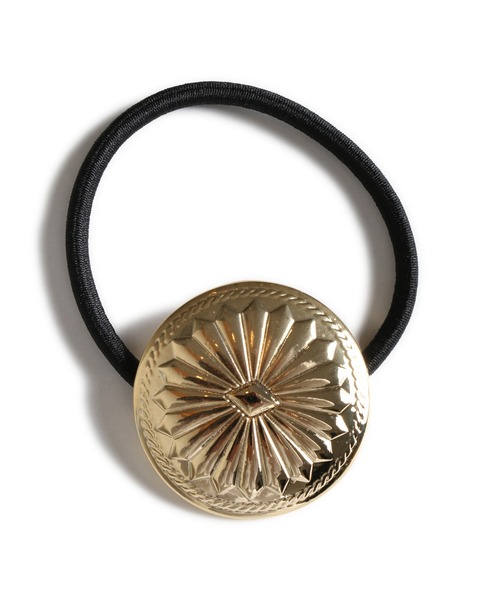 ANCHOR（アンカー）の「スタンプワーク ヘアゴム ビッグ クリア フラワー（ヘアゴム・メンズ・ゴールド/シルバー・FREE）」の6枚目の写真