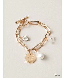 チャーム付チェーンブレスレット/Mickey