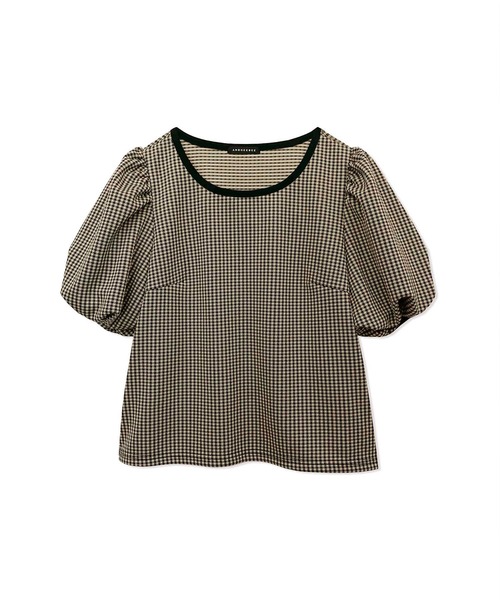 ANDGEEBEE（アンジービー）の「パフスリーブトップス（その他トップス・レディース・ブラック/ベージュ・MEDIUM）」の11枚目の写真