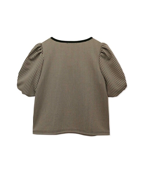 ANDGEEBEE（アンジービー）の「パフスリーブトップス（その他トップス・レディース・ブラック/ベージュ・MEDIUM）」の12枚目の写真