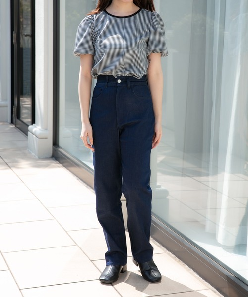 ANDGEEBEE（アンジービー）の「パフスリーブトップス（その他トップス・レディース・ブラック/ベージュ・MEDIUM）」の16枚目の写真