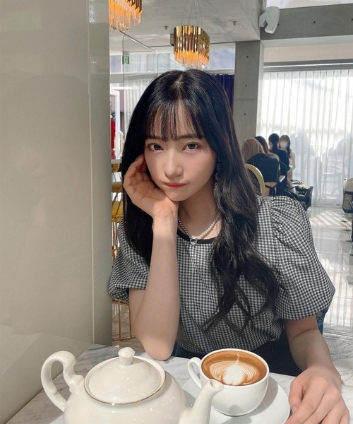 ANDGEEBEE（アンジービー）の「パフスリーブトップス（その他トップス・レディース・ブラック/ベージュ・MEDIUM）」の18枚目の写真