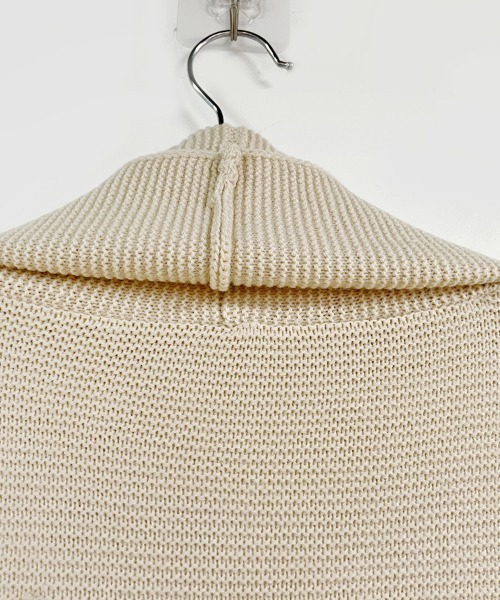 Doux Belle（ドゥーベル）の「Iラインロングニットベスト（ベスト・レディース・ライトグレー/ブラック/ベージュ/ダークグレー・FREE）」の7枚目の写真