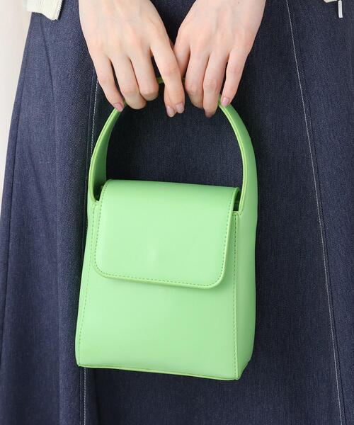 couture brooch（クチュールブローチ）の「◆カラーミニハンドバッグ（ハンドバッグ・レディース・オフホワイト/オレンジ/ライトグリーン・00）」の11枚目の写真