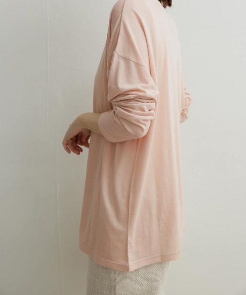 URBAN RESEARCH DOORS（アーバンリサーチドアーズ）の「シルキータッチ長袖プルオーバー（Tシャツ/カットソー・レディース・アイボリー/ピンク/ラベンダー/ベージュ・1）」の17枚目の写真