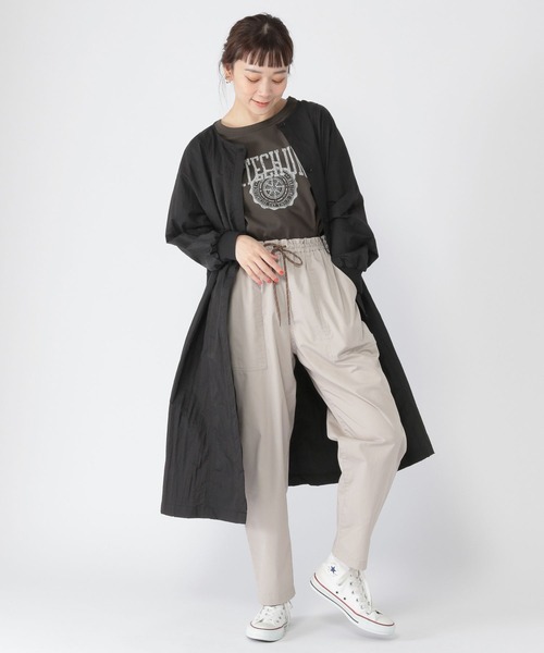 studio CLIP（スタディオクリップ）の「ロゴアソート半袖Tシャツ（Tシャツ/カットソー・レディース・カーキ/オフホワイト/スモーク/ライトブルー・FREE）」の8枚目の写真