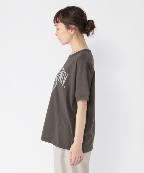 studio CLIP（スタディオクリップ）の「ロゴアソート半袖Tシャツ（Tシャツ/カットソー・レディース・カーキ/オフホワイト/スモーク/ライトブルー・FREE）」の12枚目の写真