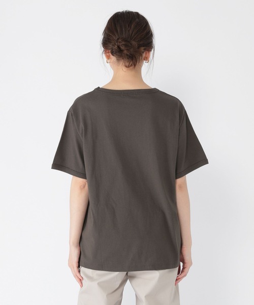 studio CLIP（スタディオクリップ）の「ロゴアソート半袖Tシャツ（Tシャツ/カットソー・レディース・カーキ/オフホワイト/スモーク/ライトブルー・FREE）」の13枚目の写真