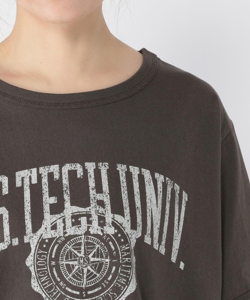 studio CLIP（スタディオクリップ）の「ロゴアソート半袖Tシャツ（Tシャツ/カットソー・レディース・カーキ/オフホワイト/スモーク/ライトブルー・FREE）」の14枚目の写真