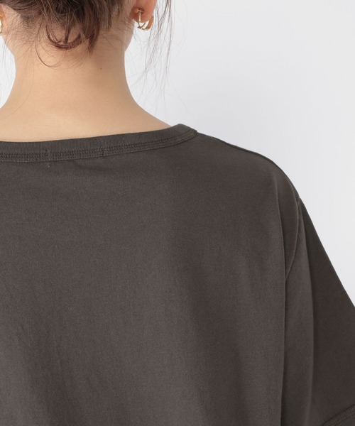 studio CLIP（スタディオクリップ）の「ロゴアソート半袖Tシャツ（Tシャツ/カットソー・レディース・カーキ/オフホワイト/スモーク/ライトブルー・FREE）」の17枚目の写真