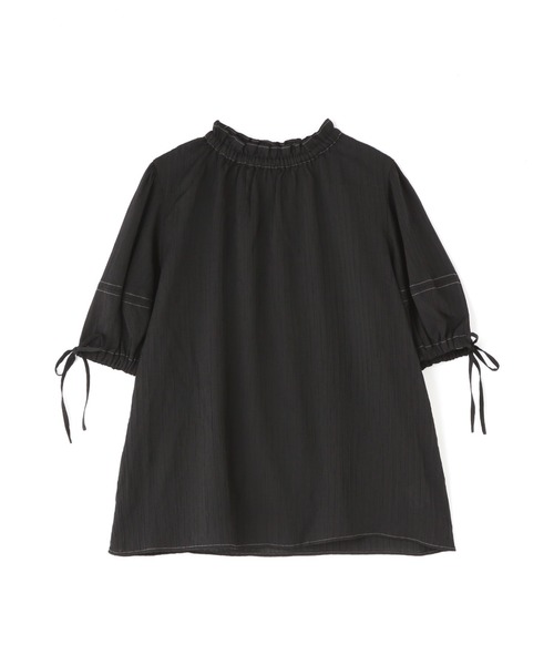 N.（N. Natural Beauty Basic）（エヌエヌナチュラルビューティーベーシック）の「◆シュリンクパフブラウス（シャツ/ブラウス・レディース・ブラック/ブルー/イエロー・MEDIUM）」の13枚目の写真