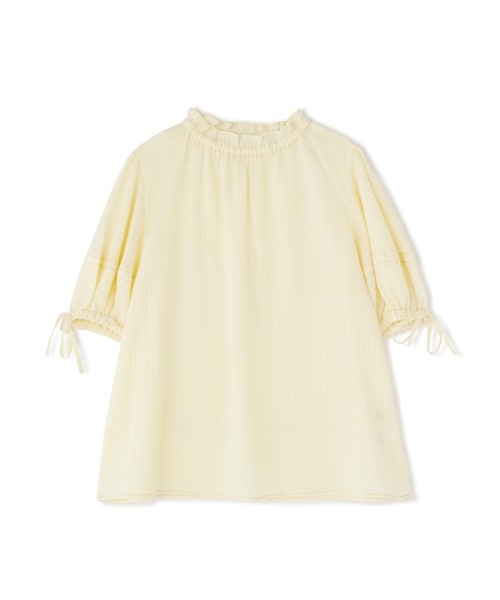 N.（N. Natural Beauty Basic）（エヌエヌナチュラルビューティーベーシック）の「◆シュリンクパフブラウス（シャツ/ブラウス・レディース・ブラック/ブルー/イエロー・MEDIUM）」の17枚目の写真