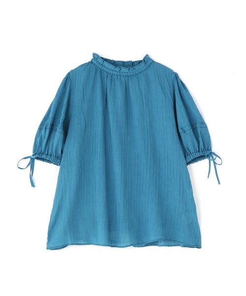 N.（N. Natural Beauty Basic）（エヌエヌナチュラルビューティーベーシック）の「◆シュリンクパフブラウス（シャツ/ブラウス・レディース・ブラック/ブルー/イエロー・MEDIUM）」の15枚目の写真