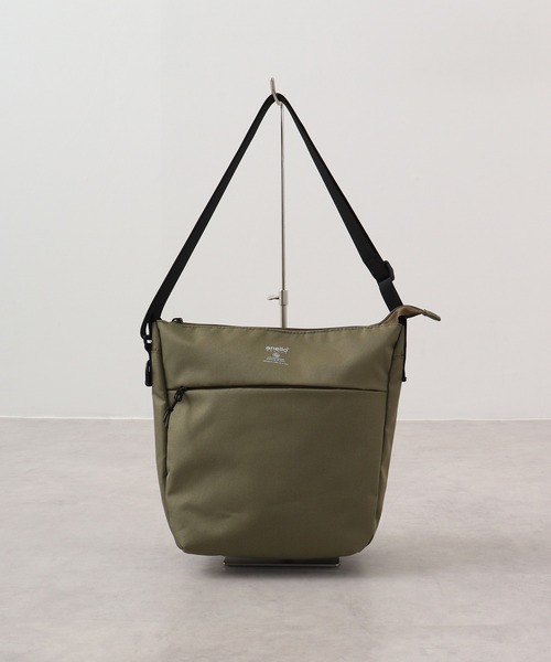 anello（アネロ）の「anello GRANDE 軽量撥水ミニショルダーBAG（ショルダーバッグ・メンズ・ライトブルー/ネイビー/オリーブ/マスタード/ライトベージュ/ブラック・FREE）」の12枚目の写真