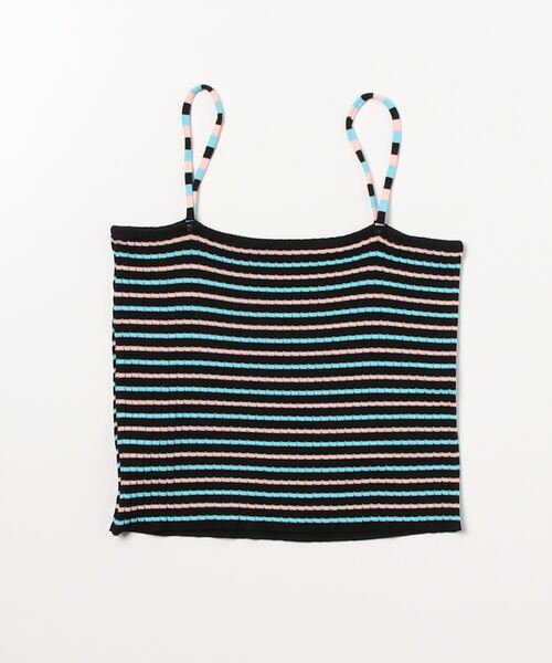 WC（ダブル シー）の「マルチボーダーキャミ（キャミソール・レディース・ブラック/ブルー/ホワイト/グリーン・FREE）」の17枚目の写真