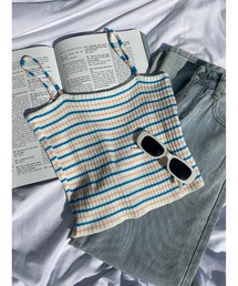 WC | マルチボーダーキャミ(キャミソール)