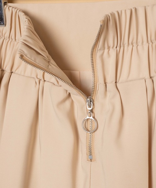 WEGO（ウィゴー）の「WEGO/ハイウエストプリーツスカパン（スカート・レディース・ブラック/ライトベージュ・FREE）」の22枚目の写真