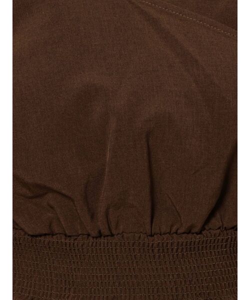 EMODA（エモダ）の「クロップクロストップ（Tシャツ/カットソー・レディース・アイボリー/ブラック/ブルー/ブラウン・FREE）」の22枚目の写真