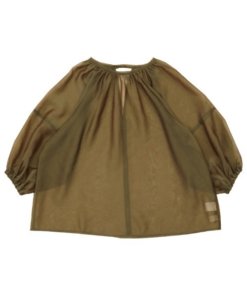 select MOCA(セレクトモカ)の「【ZOZO限定】シアーボリュームパフ袖2wayプルオーバー(シャツ/ブラウス・レディース・ブラック/ピンク/カーキブラウン/ライトベージュ・FREE)」の5枚目の写真