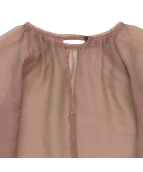 select MOCA(セレクトモカ)の「【ZOZO限定】シアーボリュームパフ袖2wayプルオーバー(シャツ/ブラウス・レディース・ブラック/ピンク/カーキブラウン/ライトベージュ・FREE)」の11枚目の写真