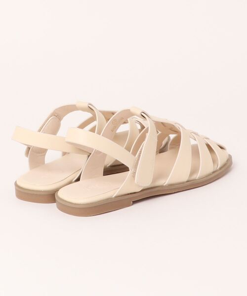 notch.（ノッチ）の「グルカサンダル2（サンダル・レディース・ブラック/オフホワイト・M/L）」の3枚目の写真