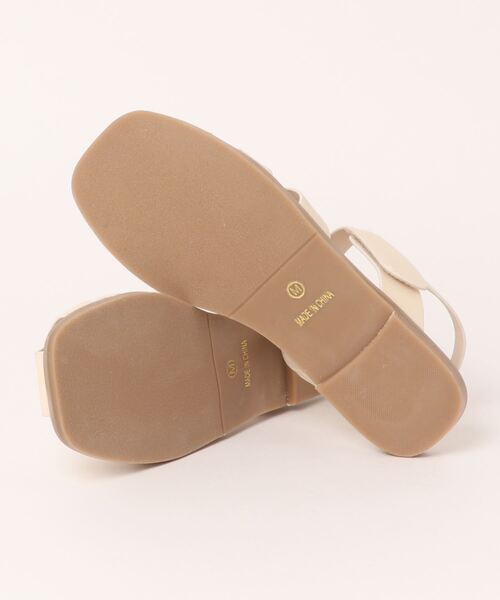 notch.（ノッチ）の「グルカサンダル2（サンダル・レディース・ブラック/オフホワイト・M/L）」の4枚目の写真