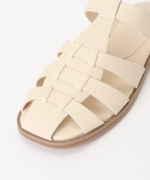 notch.（ノッチ）の「グルカサンダル2（サンダル・レディース・ブラック/オフホワイト・M/L）」の9枚目の写真