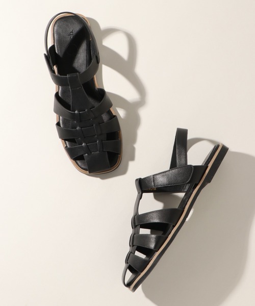 notch.（ノッチ）の「グルカサンダル2（サンダル・レディース・ブラック/オフホワイト・M/L）」の7枚目の写真